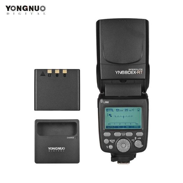 

yn680ex-rt lithium 2.4g wireless 1/8000s hssl flash speedlite gn60 2000mah battery for cameras flashes