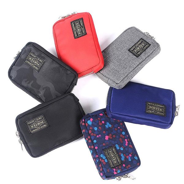 

wallets yoshida porter short wallet women's rope purse 2021 brand men handbags and purses for women carteira masculina, Red;black