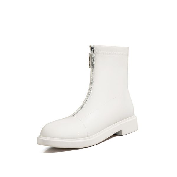 

asumer for women's est roundfoot toe autumn winter bottom boots comfortable shoes black ladies