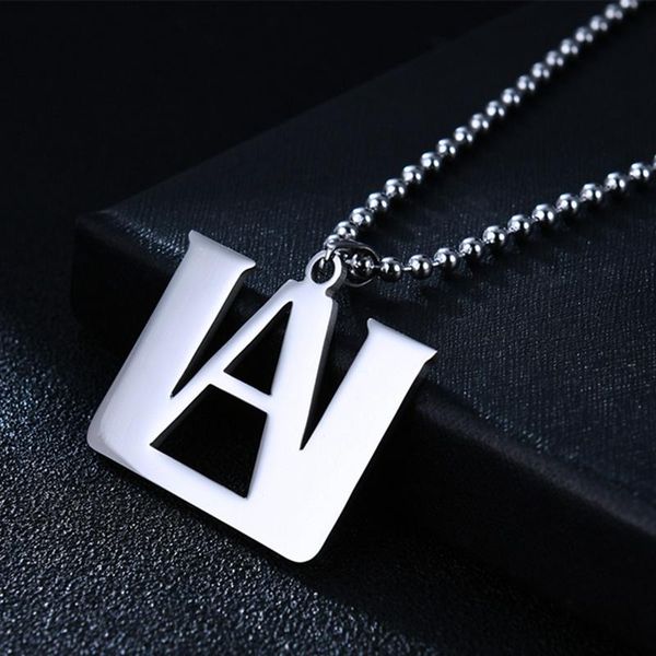 

pendant necklaces anime my hero academia metal necklace cosplay accessories, Silver