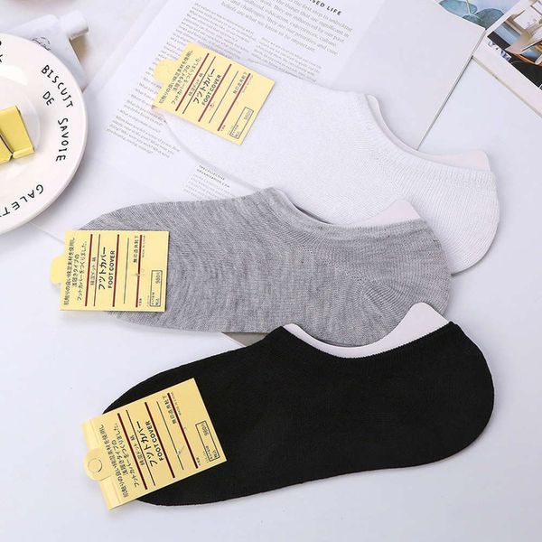 

spring low shallow short cotton, Black