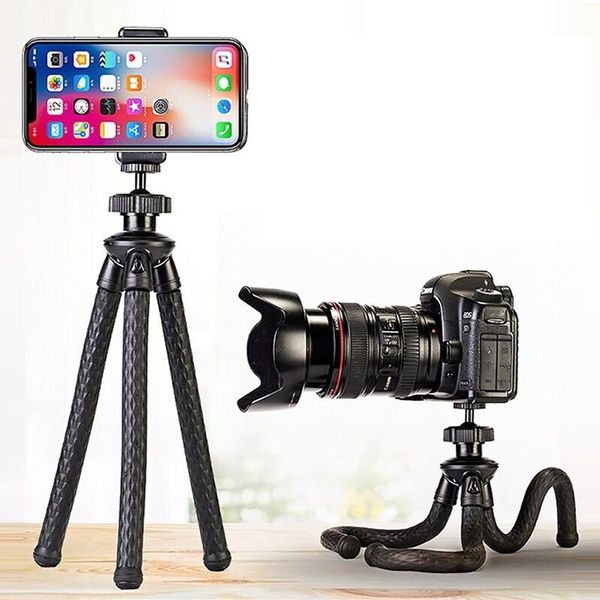 Esnek Sünger Ahtopus Tripod Bükülebilir Cep Telefonu Akıllı Telefon Kamera El Slr Mini Stand Stabilizatör Taşınabilir Tripodlar