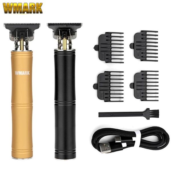 

hair clippers wmark ng-306 electric clipper t-shaped cutter blade barber professional engraving usb rechargeable