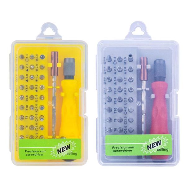 

hand tools 32 in 1 precision screwdriver set magnetic repair tool for pc computer lap including 30pcs bits