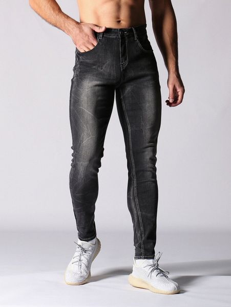 

men washed skinny jeans w9qd#, Blue