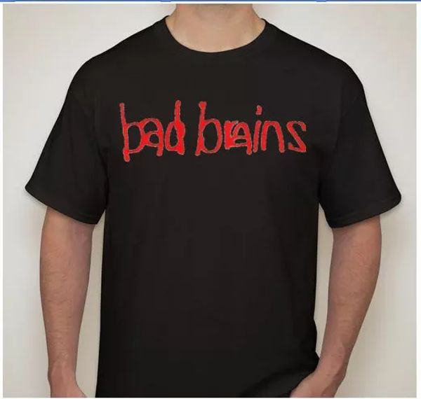 

BAD BRAINS Punk rock hardcore thrash band T shirt tee Music Rock, White;black