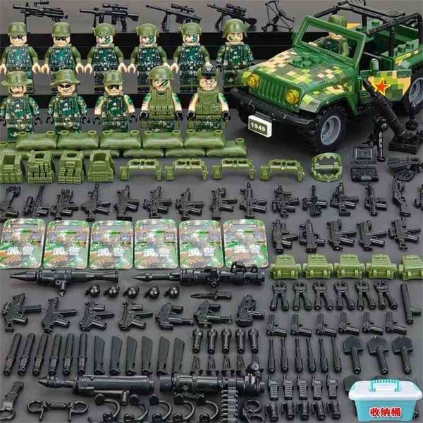 

compatible with lego police, special forces, jeep, lego military building blocks, assembled doll boy toys