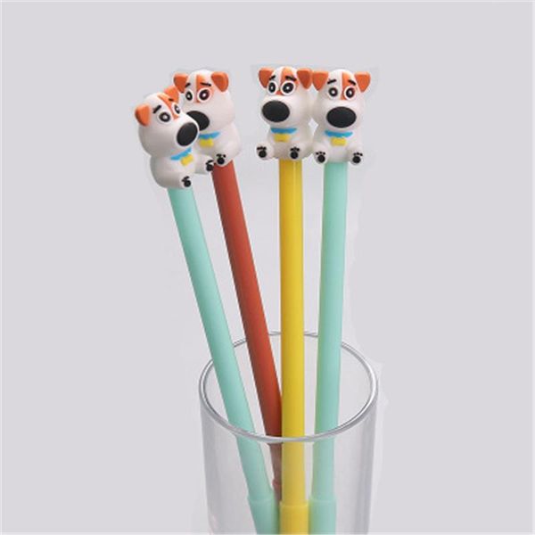 

gel pens cartoon creative cute dog pen animal black student exam carbon signature