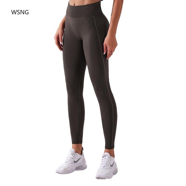 

yoga outfit seamless pants women's peach hips breathable high-elastic running sportswear high-waist for gym sport cloth