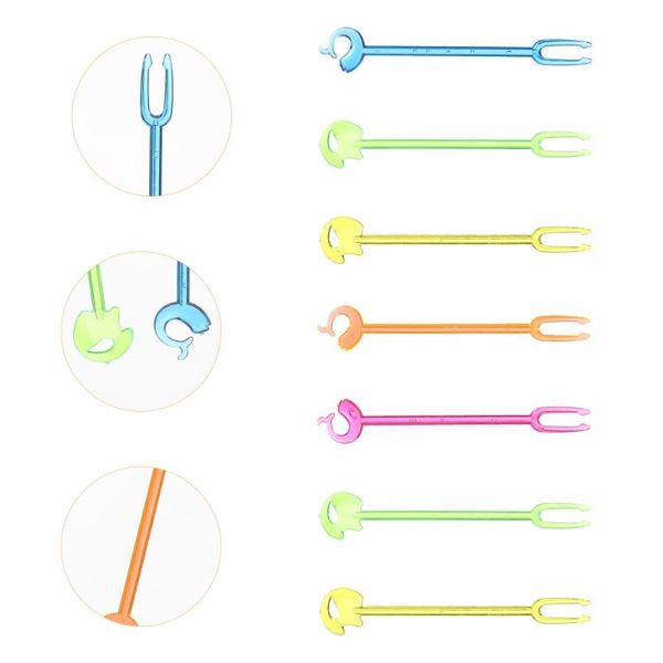 

forks 100pcs disposable fruit colorful creative picks party decor
