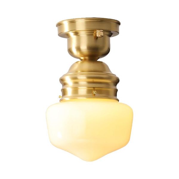

american copper vintage ceiling lights for home lighting living room glass led lamps luminaire plafonnier