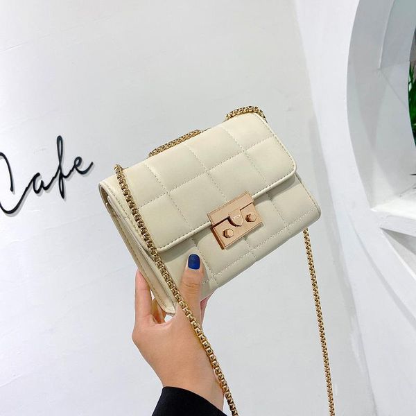 

small chain women bags designer shoulder bag pu leather solid color messenger soft purses and luxury handbags bolsa feminina cross body