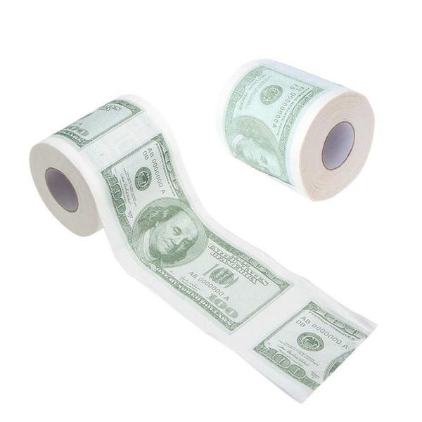 

toilet paper holders 2pcs creative funny one hundred dollar bill $100 roll money novel gag gift unique design make ideas into life