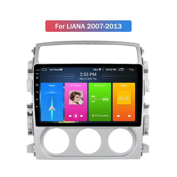 32 GB Android 10 Auto-DVD-Player Radio-Stereo für Suzuki LIANA 2007–2013 mit Bluetooth-WLAN