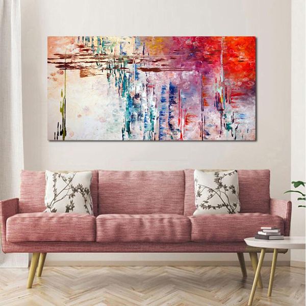 

paintings reliabli art colorful pictures abstract canvas painting wall for living room bedroom modern home decor prints no frame
