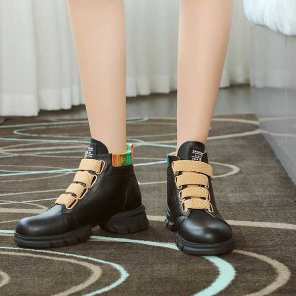 

spring and autumn of 2021 fashion personality in boots, Black