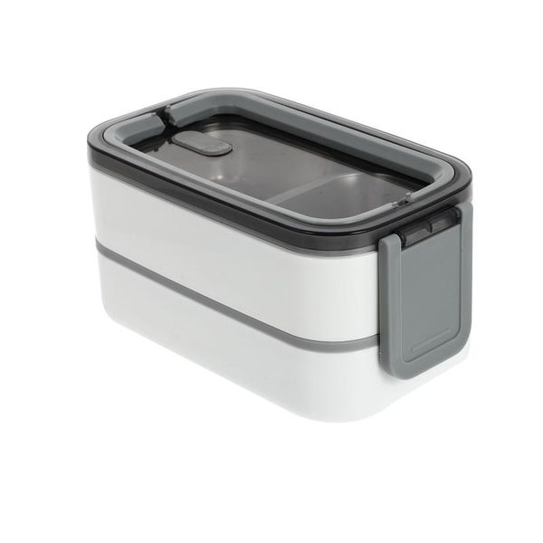 

dinnerware sets 1 set double-layer bento box meal separation portable sealed