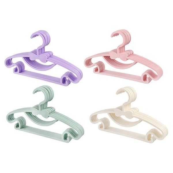 

set 40pcs children clothes hangers bowknot anti-skid baby clothing & racks
