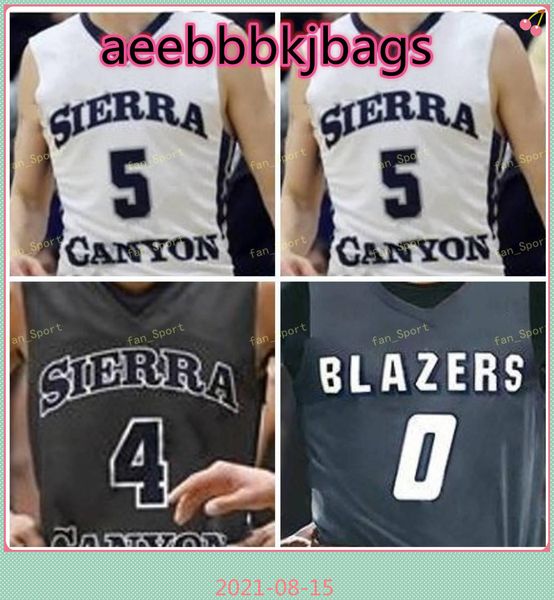 

ncaa college sierra canyon high school basketball jersey 3 bj boston jr 10 bailey 15 terren frank 23 ziaire williams custom stitched, Black