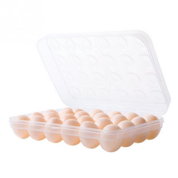 

storage boxes & bins single layer refrigerator eggs airtight container plastic box romance house kitchen tools