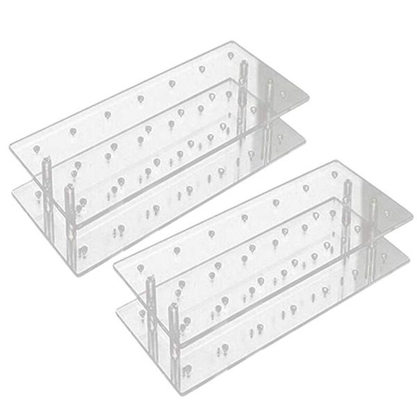 

kitchen storage & organization 2-pack 21 hole acrylic lollipop holder for weddings baby showers birthday parties anniversaries cake stand