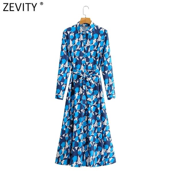 

women elegant leaves print bow tied sashes midi shirt dress female chic long sleeve casual slim kimono vestido ds8190 210416, Black;gray