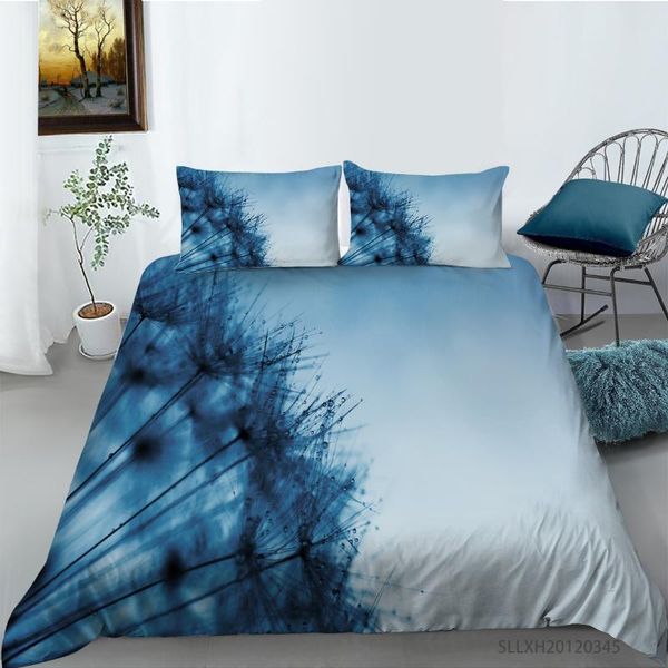 

bedding sets 2021 dandelion printing duvet cover set with pillowcases  king full twin sizes home decor
