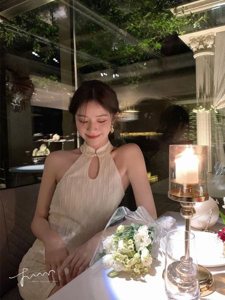 

ethnic clothing 2021 chinese dress short traditional women qipao sleeveless vintage lady party cheongsam oriental, Red