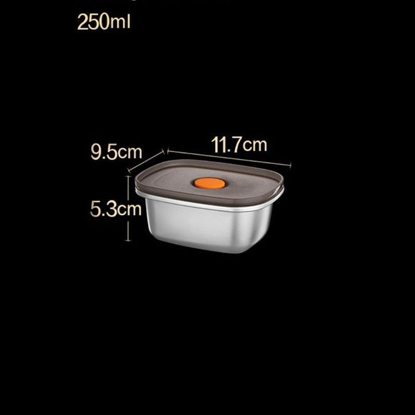 

storage bottles & jars box 250ml-1000ml container food lunch stainless steel