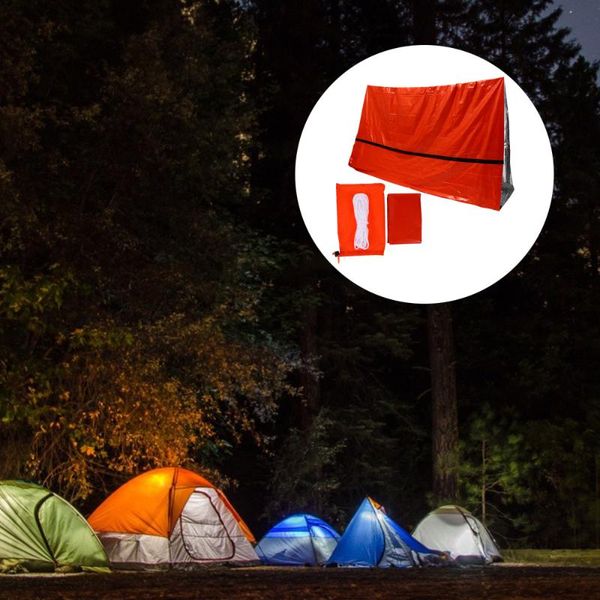 

heat preservation emergency shelter tent survival sleeping bag outer portable lanterns