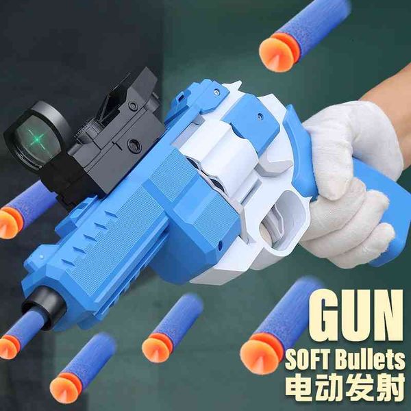 

tiktok, red pistol, simulation pistol, toy boy, competitive electric, electric hair suction disc, soft revolver, revolver.