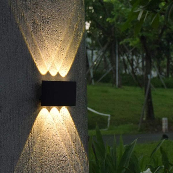 

wall lamp led light outdoor waterproof modern nordic style indoor lamps living room porch garden dual head a