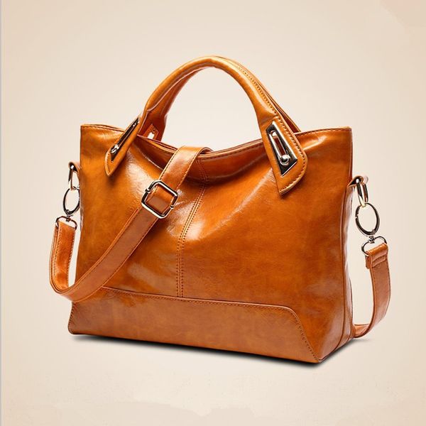 

diagonal oil 2021 europe women's the united states new fashion commuter pu bag and retro foreign leather sho wax handbag tr cbufb