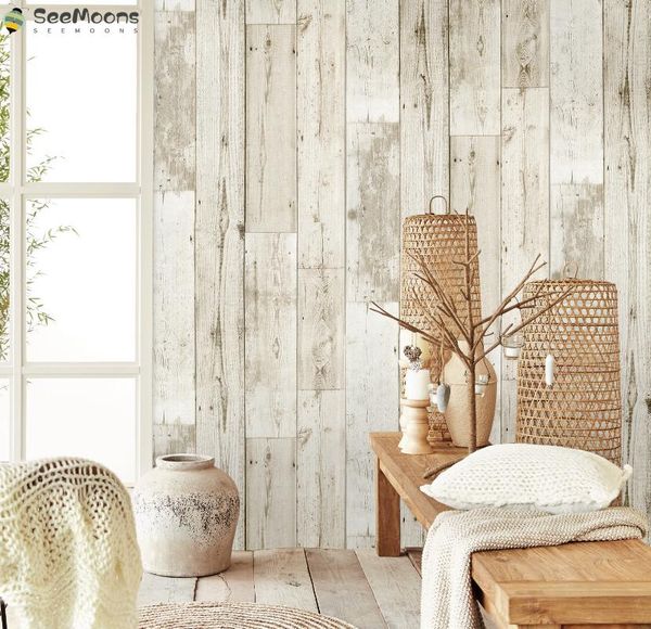 

wallpapers wallpaper 3d waterproof thicken wood panel for walls self adhesive contact paper el library bedroom living room