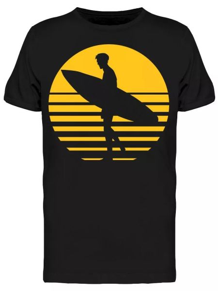 

sunrise california surfer men's tee -image by shutterstock, White;black