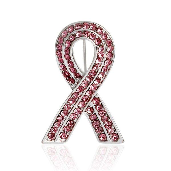 Булавки, броши Женщины творческий рак молочной железы Осведомленность по уходу за со СПИДом население розовые ленты броши, изысканные ремесел мода стиль элегантный Weddi