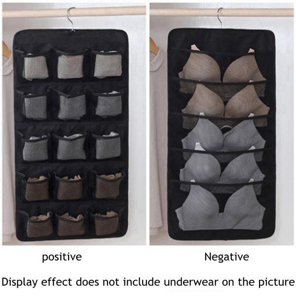 

storage boxes & bins 1pcs underwear hanging bag wardrobe socks fabric