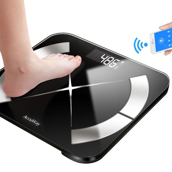 

smart bluetooth body fat scale led digital weight bathroom balance app android or ios precision electronic & kitchen scales