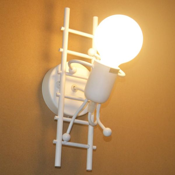 

wall lamp retro creative corridor stair climbing villain children's room el guest indoor bedside
