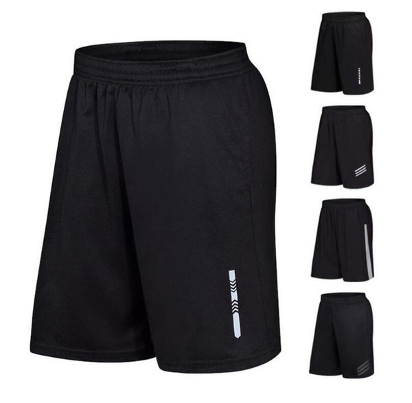 

men's shorts summer casual men's women's sports shorts printed capris beach pants with loose and thin inner net, White;black