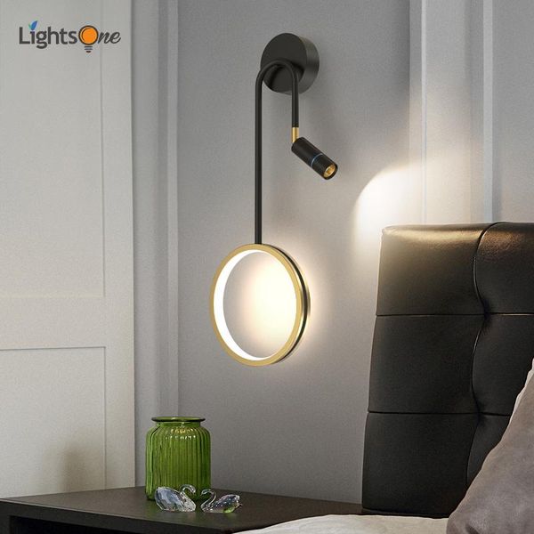 

bedroom bedside wall lamp simple creative balcony aisle living room lighting