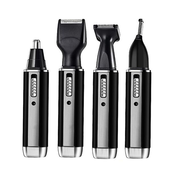 

electric nose & ear trimmers drop trimmer 4 in 1 men rechargeable eyebrow razor face hair removal beard cleaning machine