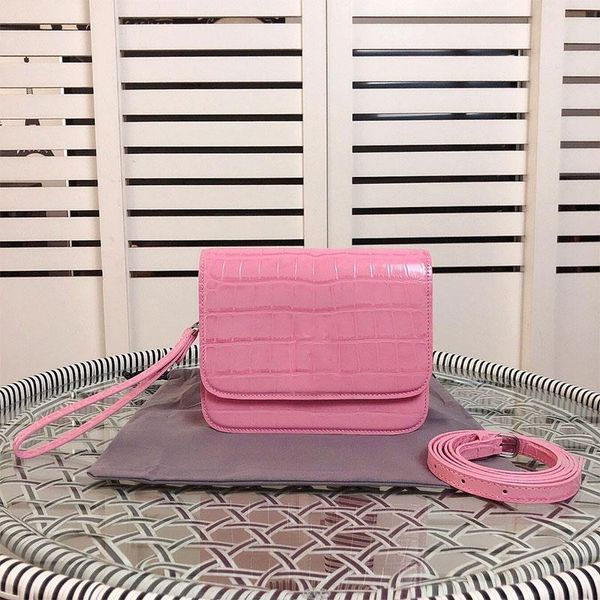 

evening bags winter ladies luxury crocodile embossed flip small square bag fashion design shoulder messenger tofu wallet
