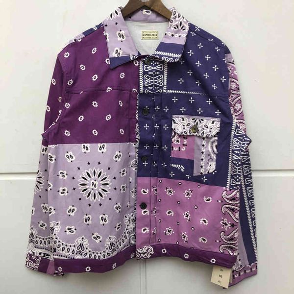 

women's jackets cashew flower kapital denim jacket men women 1:1 button coat cargo outerwear mens clothing av7t, Black;brown