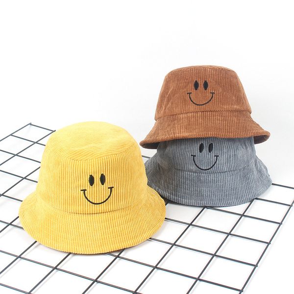 

spring and autumn new corduroy basin cap for boys and girls