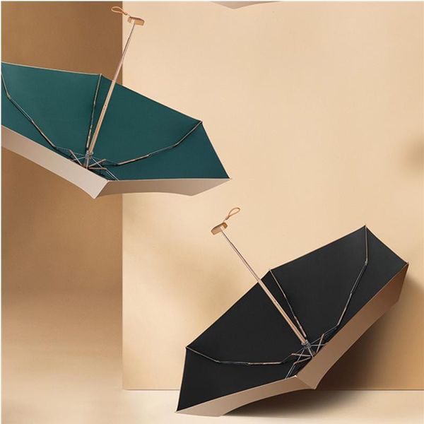 

umbrellas umbrella sun rain women flat lightweight parasol folding mini small size easily store