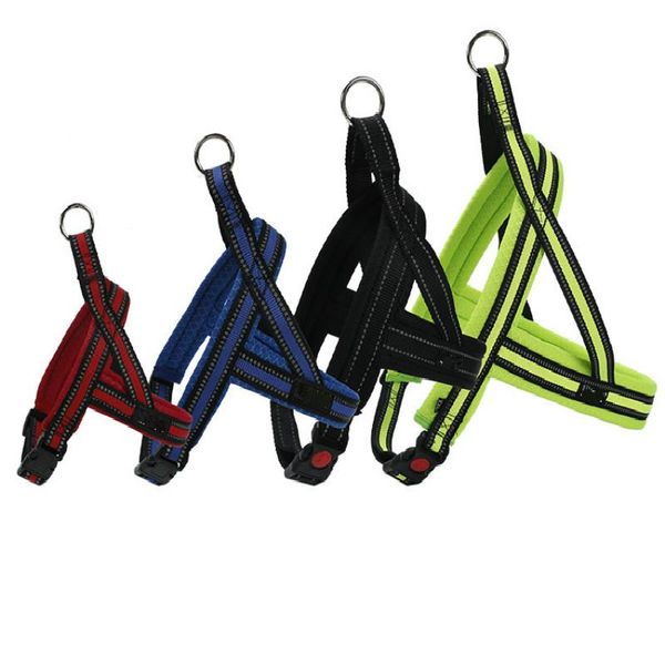 

dog collars & leashes breathable reflective foam pet chest strap harness supplies