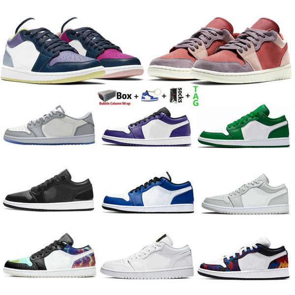 

jumpman low 1 1s basketball shoes og black toe court purple sp swater white camo game royal shadow men women sneakers eur 36-46