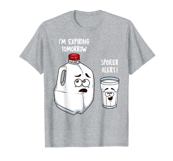 

Spoiler Alert Milk Humor Funny T-Shirt, Mainly pictures