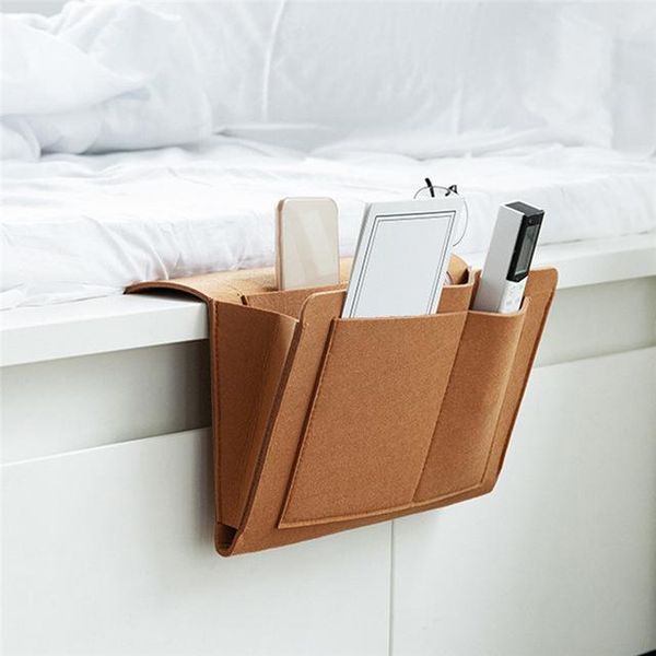 

bedside storage organizer hanging caddy bed holder pockets pocket sofa book felt bags